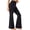Black, variant on Plus Size Flare Leggings for Women High Waist Scrunch Butt Lifting Bootcut Yoga Pants with Tummy Control High Stretch Workout Pants Black S-3XL