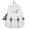 thumbnail image 1 of Sac à Dos Verrouillé pour Étudiants du Secondaire et du Lycée, Grande Capacité, Décontracté et Simple, 1 of 7