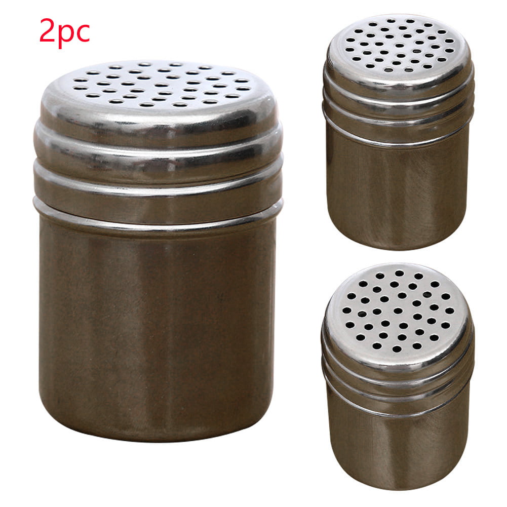 Picnic Spice Salt Pepper Mesh Shaker Jar Bottle Stainless Steel Sugar Jar 