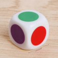 thumbnail image 2 of 10pcs 15mm Multicolor Acrylic Cube Dice Beads Six Sides Portable Table Games Toy, 2 of 5