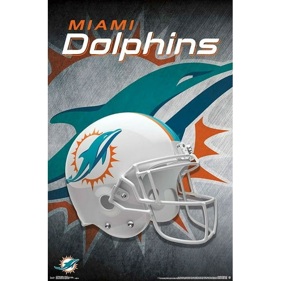 Miami Dolphins - Helmet Poster Print (22 x 34)
