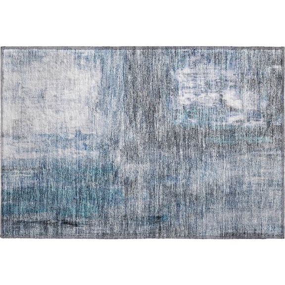 Dalyn Rugs Premium Machine Washable Mayfield AMF1095 Blue 1'8" x 2'6" Rug