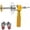 Yellow, variant on Precision PVC Internal Pipe Cutter, Drill Attachment Inside Pipe Cutting Tool with Diamond Wheel, Adjustable Depth Flush Cutter for Plumbing Repair Tight Spaces