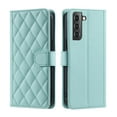 thumbnail image 2 of for Samsung Gaalxy S21 Plus Wallet Case, Elegant PU Leather Shoulder Strap & Wrist Strap Kickstand Card Slots Magnetic Closure Full Body Protection Phone Case for Samsung Gaalxy S21 Plus, Mint, 2 of 8