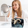 thumbnail image 6 of Aries PVCCosmetic Storage Bag with Zipper, Printed Design -, Zipper Pouch, Money Pouch for Travel - Ideal for Ladies and Girls on the Go, 6 of 6