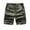 Green Camouflage, variant on LYMAYTER Men's Casual Shorts Lightweight Comfort Camouflage Shorts Outdoor XS-2XL