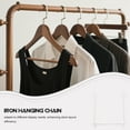 thumbnail image 3 of MLINS  10 Pcs Clothes Display Hanging Chain Boutique Clothing Racks Silver, 3 of 8