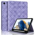 thumbnail image 5 of Elastic Band PU Leather Case for Samsung Galaxy Tab A9 8.7" 2023 SM-X110 / SM-X115 with Pencil Holder, Folio Cover Adjustable Stand - Multiple View Angles, for Samsung Galaxy Tab A9, Purple, 5 of 8