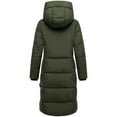 thumbnail image 3 of Marikoo Women's Long Winter Coat with Hood - Knee-Length - Water-Repellent - Chumanii XVI, 3 of 10
