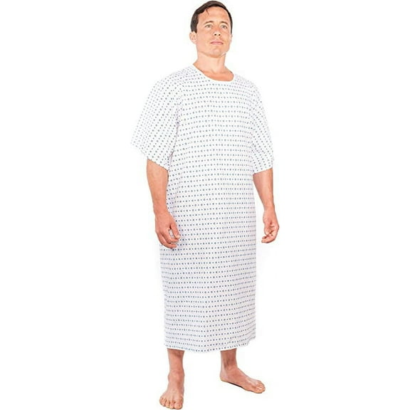 Plus Size Hospital Gown 5X - Royal