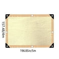 thumbnail image 3 of Xihbxyly Toldo para Exteriores, Tejido Transpirable de Hdpe, Protección Solar y Anti-Uv, Diseño Rectangular, Ideal para Patios, Jardines, Piscinas y Barbacoas, Tamaño 3 X 4 M., 3 of 7
