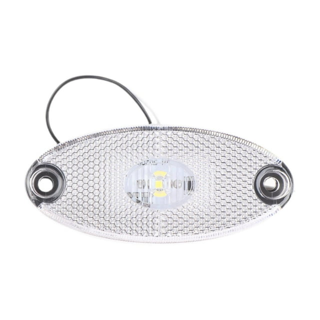 Luz de posición lateral LED Lámpara de posición Accesorios resistentes Piezas de repuesto Indicador Blanco