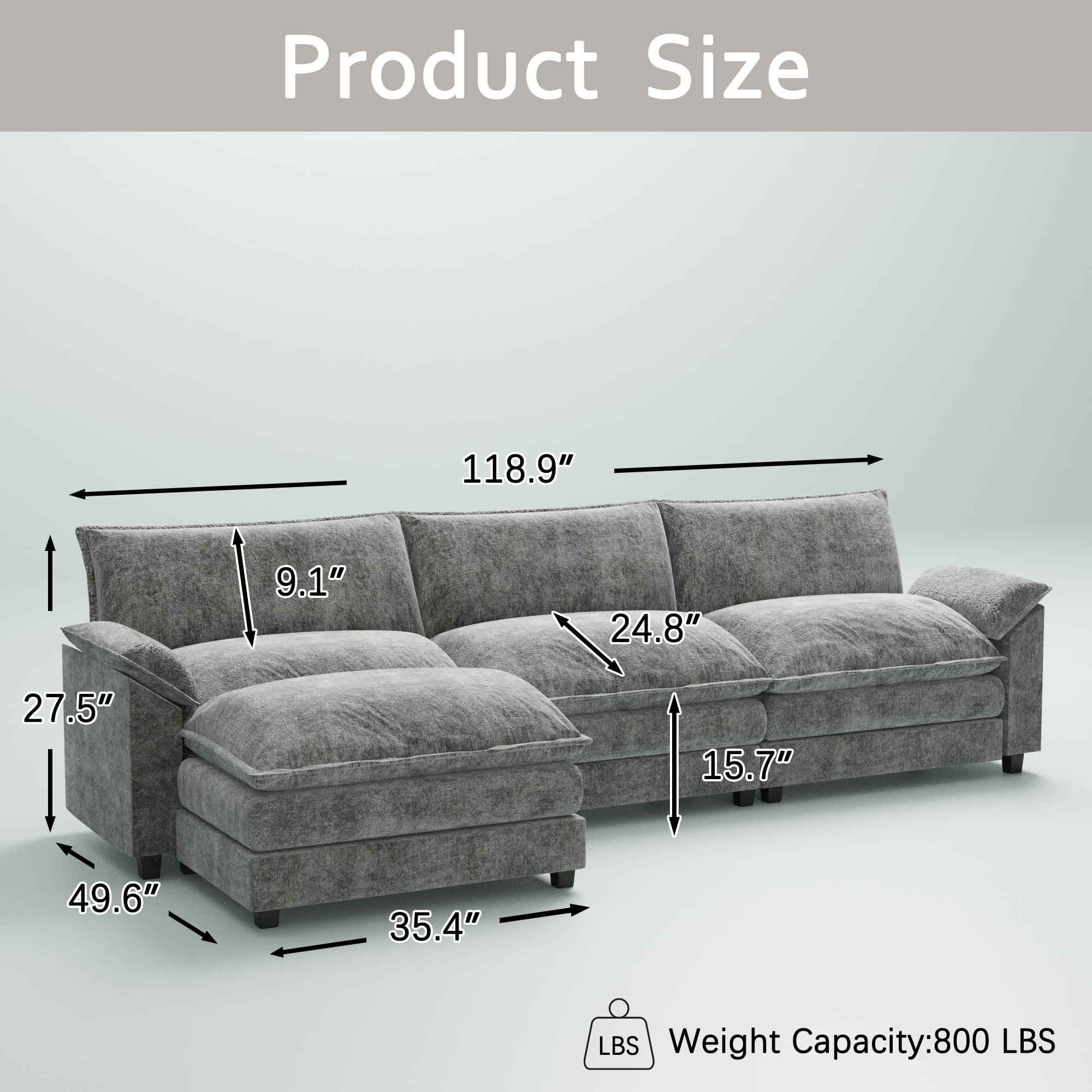 【うおやま】FK SOFA TRIM 3-SEATER Free Shipping! Aukfa 78 Sofa Couch 3 Seater Boucle Fabric