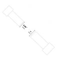 thumbnail image 4 of Mocoloo 2pcs Gold Round Flat Curtain Rod Finials End Caps for 1 Inch Rods, 4 of 5