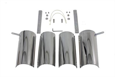 harley chrome fork covers