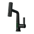thumbnail image 1 of relayinert Waterfall Temperature Digital Display Basin - Multi-color Variation balck, 1 of 6