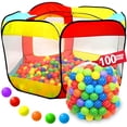 thumbnail image 1 of Carpa de juego para niños con 100 bolas para interiores y exteriores, 1 of 6