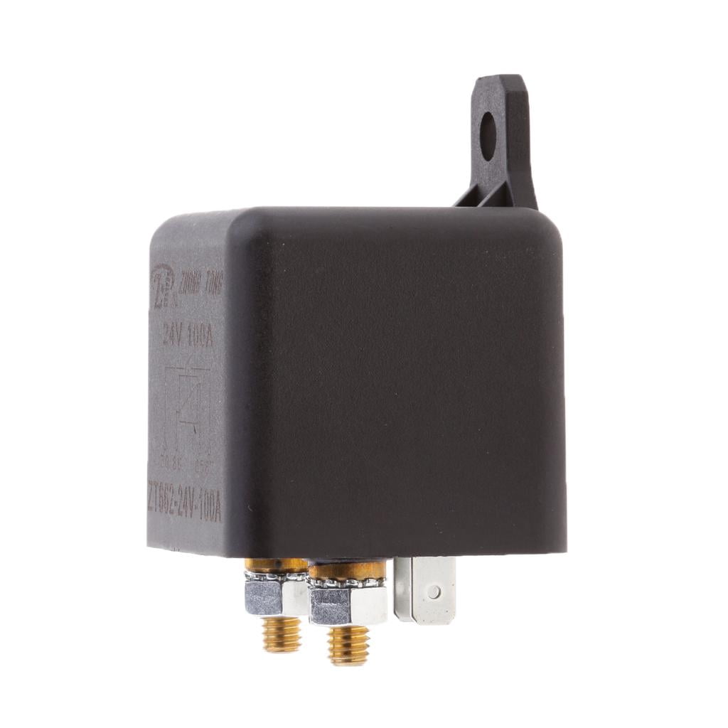 Relé Interruptor 12V 200A - Para Coche, Barco, Vehículos, 4 Terminales, Generalmente Abierto
