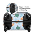 thumbnail image 4 of Lsque Turtles And Goldfish Printed Luggage Cover, Travel Luggage Protector,Scratch and Dirt Resistant, Fits 18-32 Inch Luggage - Medium, 4 of 9