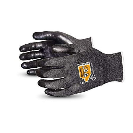 

TenActiv Cut Resistant Gloves: 18-Gauge Composite Filament Fiber w/ Level-4 Cut-Resistance & Foam Nitrile Palms (Touchscreen-Compatible) (Item S18TAFGFN - Size 8)