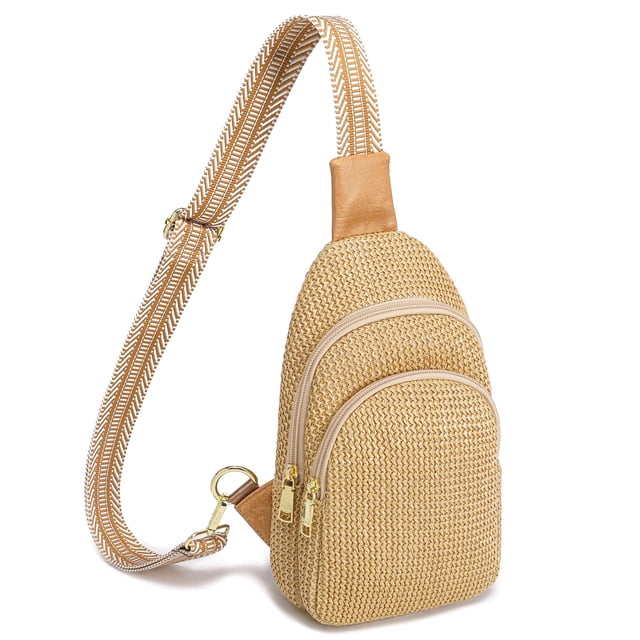 Bandolera INICAT Bolso de playa de paja de verano para mujer