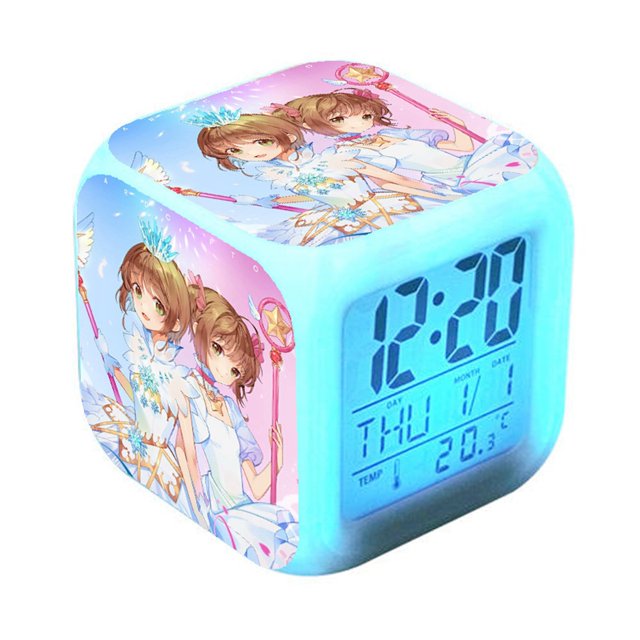 Despertador Cardcaptors Sakuras Square LED digital con alarma