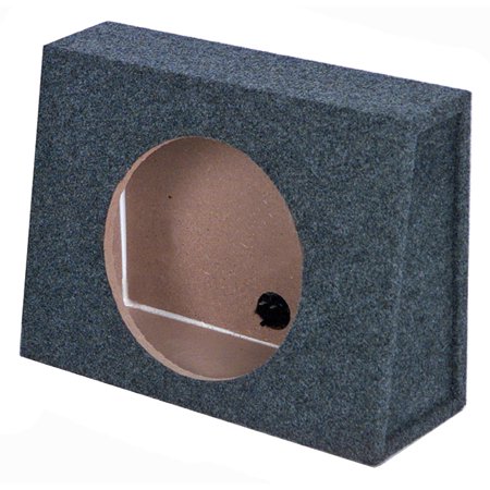 10-Inch Slim Shallow Subwoofer Enclosure, Designed and built for the deepest bass, your 10-inch woofer will hit really hard in this enclosure By Q