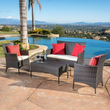 Marin Multi-Brown 4 Piece Outdoor Set