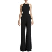 Halston Womens Alexis Jersey Cut-Out Jumpsuit