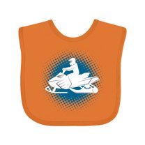 Inktastic Snowmobile Winter Extreme Sports Boys Baby Bib