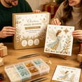 thumbnail image 7 of DIY Sea Glass Painting Christmas Hanging Ornament Kit – 5D Crystal Christmas Angel Blessing Art Craft – Christmas Animal Sea Glass Art Decoration for Hand‑Making Home Tabletop Artwork, 7 of 7