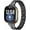 Black, variant on REQO Chic Bling Bands Compatible with Fitbit Versa 4/Versa 3/Sense 2 Fitness watch,Rhinestone Dressy Bracelet Stainless Steel Metal Replacement Strap for Versa 3 Wristbands Jewelry Women