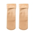 thumbnail image 2 of 1 par de calcetines térmicos de invierno antideslizantes que absorben el sudor elástico de felpa para el hogar al aire libre Piel Soledad calcetines suaves y cálidos de las mujeres, 2 of 10