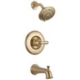 thumbnail image 1 of Delta Faucet Linden 14 Series Single-Function Tub and Shower Trim Kit with 5-Spray Touch-Clean Shower Head, Champagne Bronze T14494-CZ (Valve Not Included), 1 of 4