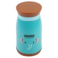 thumbnail image 4 of Taza con sorbos de acero inoxidable, capacidad de 260 ml, termo con temática de elefante azul, 4 of 7