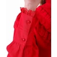 thumbnail image 7 of ThePirateDressing Women's Victorian Renaissance Steampunk Button-Front Blouse, Long Lantern Sleeves, 7 of 7