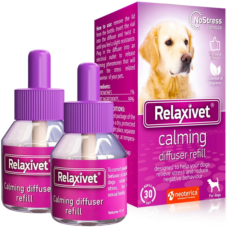Relaxivet Natural Cats&Dogs Calming Pheromone Diffuser, 52% OFF