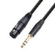 thumbnail image 2 of 6.35mm Male to XLR Female Microphone Cable 1.8m, 2 of 5