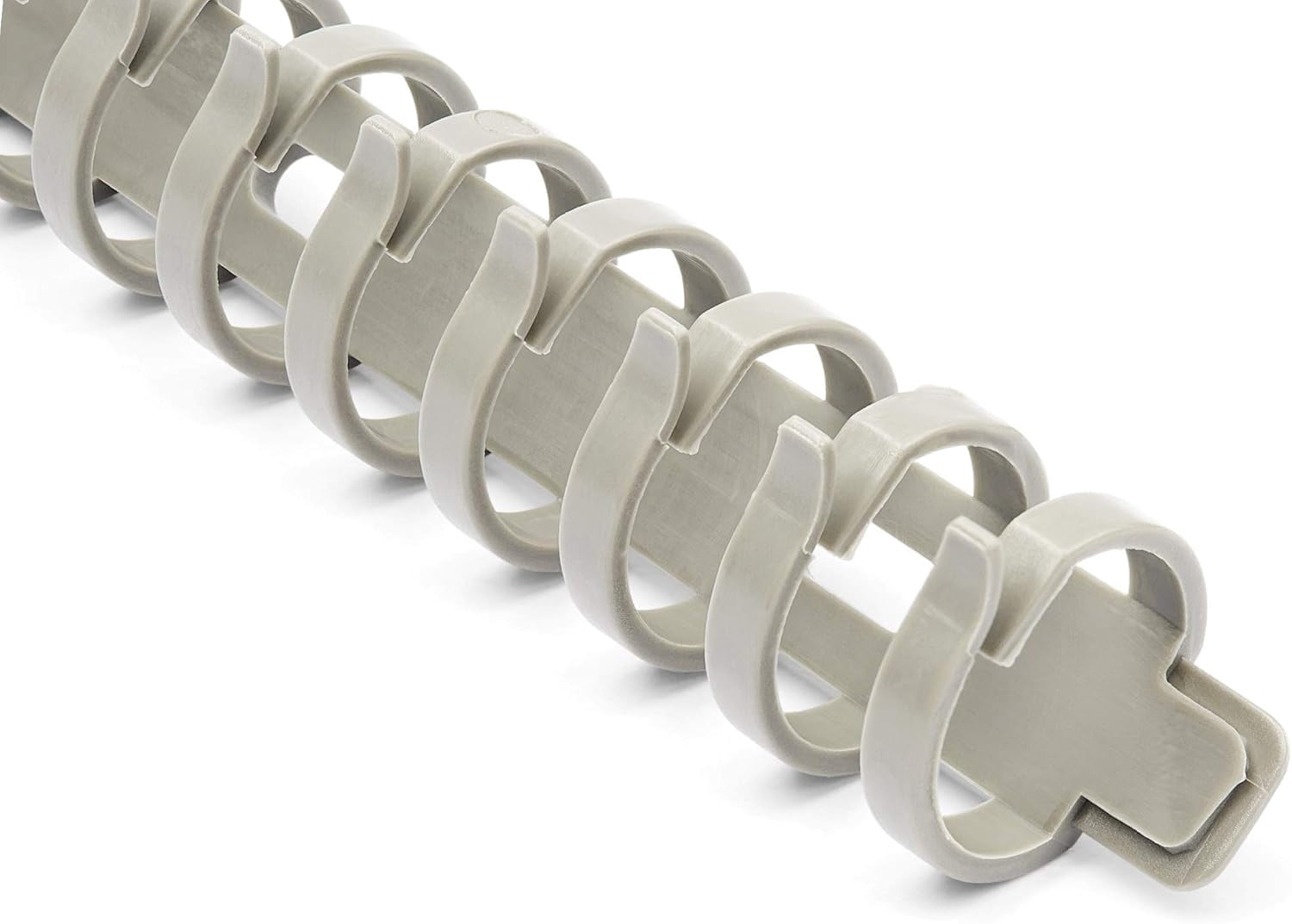 FEFEFW-Flexible Cable Management Raceway Spine Vertebrae, 3/4"(20mm) W x 1/2"(14mm) H - 20"(0.5m) Length, Nylon 66 Network Cable/Power Cord Hider Kit, Wall Wire Duct System, UL Listed, TAA
