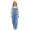 Light Blue, variant on NordicNest Cotton Linen Overalls for Girls – Casual Mid Waist Denim Trousers with Suspenders, Breathable Spring Summer Pants Kids 4-15Y
