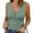 Green, variant on Women's Lace Patchwork Vest Sexy Deep V Neck Knit Camisole Summer Tank Top
