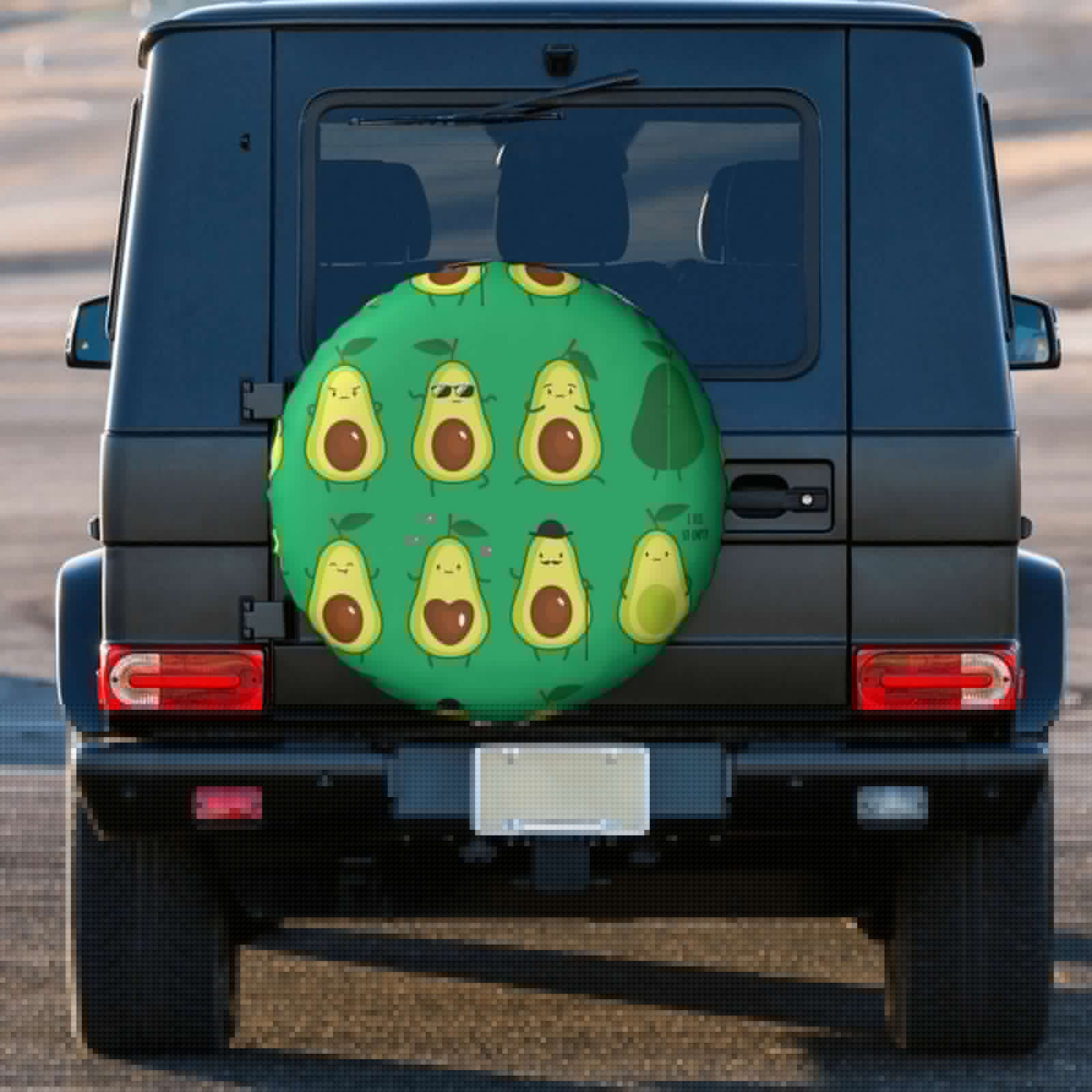 thumbnail image 3 of Kll Cartoon Fruit Tire Cover,Universal Wheel Tire Cover For Trailer, Rv, Suv, Truck,Camper And Many Vehicle,(15 Inch), 3 of 7