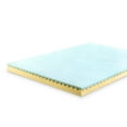 thumbnail image 5 of Zinus 4" Swirl Gel Cooling Memory Foam Mattress Topper, King, 5 of 7
