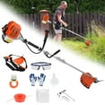 thumbnail image 2 of Floseru Weed Eater Gas Powe, 52cc 2-Stroke Gas String Trimmer, Weed Wacker Gas, 2 in 1 Gas Weed Trimmer with Full Functioning Guard Accessories, 2 of 9