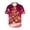 Pink, variant on JURANMO Lightning Prime Today Men's Bowling Shirts Christmas Fashion Printed Hawaiian Shirt Blouses Loose Casual Short Sleeve Tees Tops Xmas Clothes Red XL