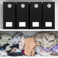 thumbnail image 6 of SpaceAid 4 Pack Sheet Organizers and Storage, Queen & King Size, Black, Fabric, 6 of 6
