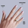 thumbnail image 3 of Kiss Core Design Press On Nails, ‘Friendship’, Pink, Short Round, 32 Count, 3 of 12
