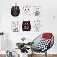 thumbnail image 2 of CAROOTU Cute Cat Wall Sticker Romantic Bedroom Home Wall Mural Customize Wallpaper, 2 of 5