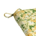 thumbnail image 5 of Mainstays 15.5"D x 17"W Yellow Floral Rectangle Outdoor Seat Pad (1 Pack), 5 of 9