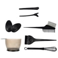 thumbnail image 3 of 8Pcs Professional Hair Dye Tools Brush Comb Mixing Bowl Clip, 3 of 8